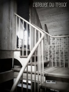 photo escalier atelier du tregor
